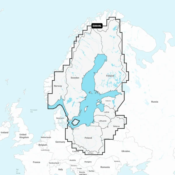 Garmin Navionics+ NSEU644L - Baltic Sea - Marine Chart