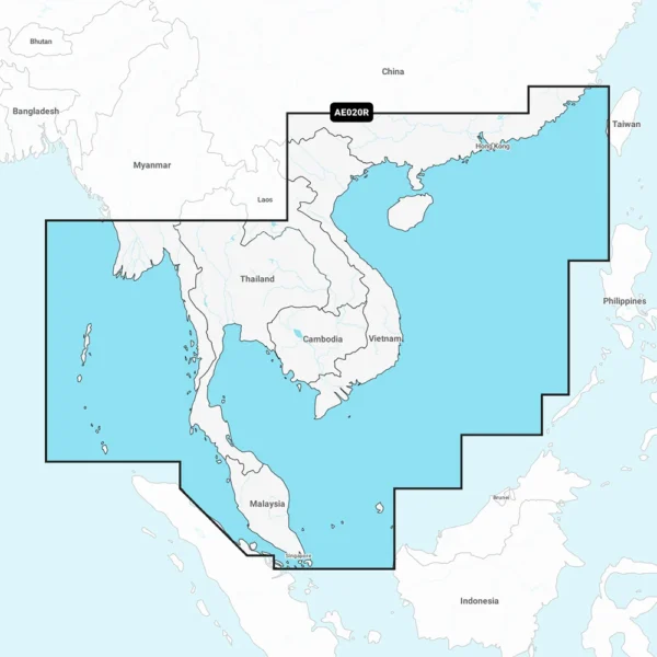 Garmin Navionics Vision+ NVAE020R - South China & Andaman Seas - Marine Chart