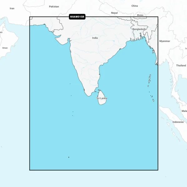 Garmin Navionics Vision+ NVAW015R - Indian Subcontinent - Marine Chart