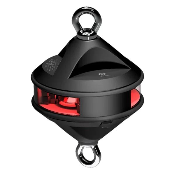 Lopolight Series 200-014 - Hoist Light - 2NM - Red - Black Housing