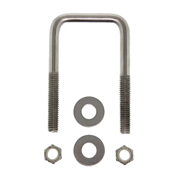 C.E. Smith Zinc U-Bolt 7/16"-14 X 3-1/8" X 3" w/Washers & Nuts - Square