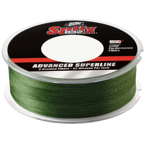 Sufix 832 Braid - 40lb - Low-Vis Green - 600 yds