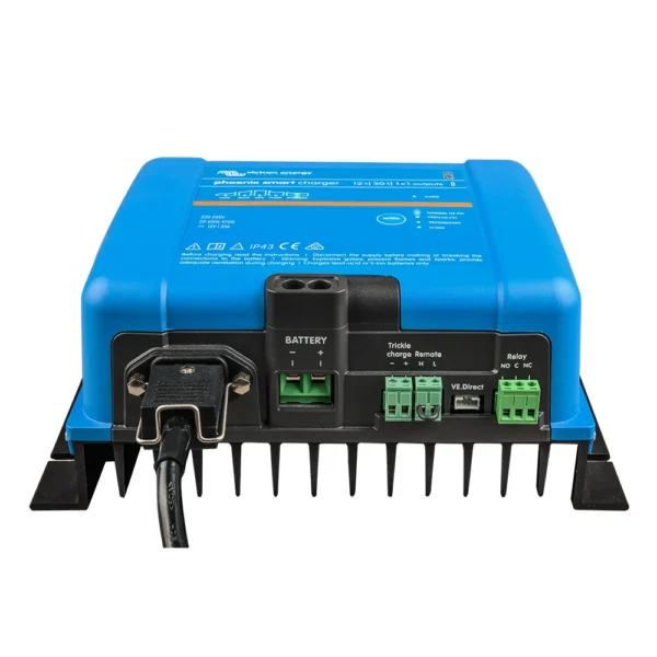 Victron Phoenix Smart IP43 Charger 12/30 (1+1) 120-240VAC Requires 5-15P Mains Cord - Image 2