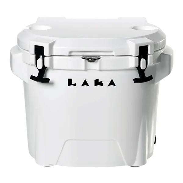 LAKA Coolers 30 Qt Cooler w/Telescoping Handle & Wheels - White - Image 2