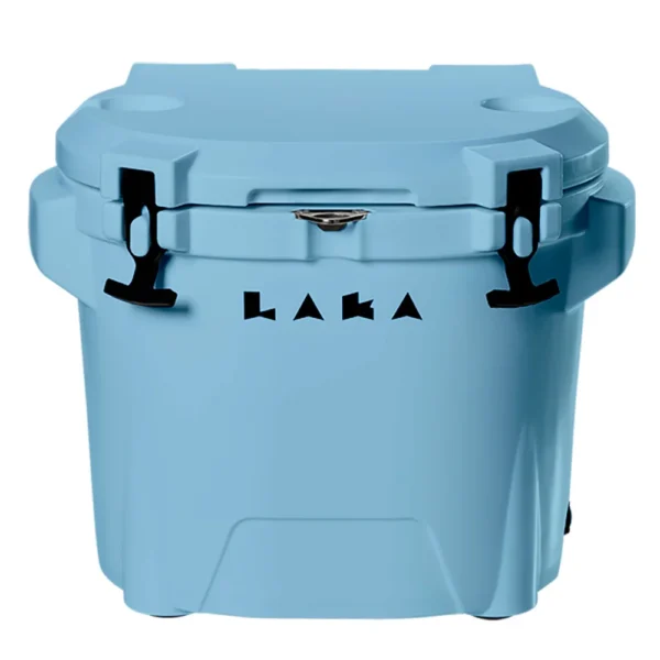 LAKA Coolers 30 Qt Cooler w/Telescoping Handle & Wheels - Blue - Image 2