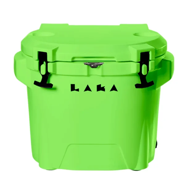 LAKA Coolers 30 Qt Cooler w/Telescoping Handle & Wheels - Lime Green - Image 2