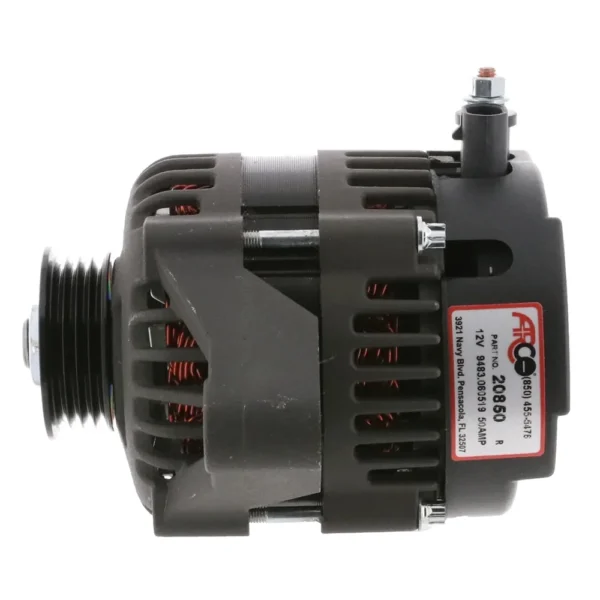 ARCO Marine Premium Replacement Outboard Alternator w/Multi-Groove Pulley - 12V 50A - Image 2