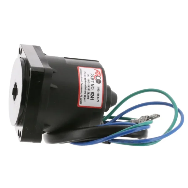 ARCO Marine Replacement Johnson/Evinrude Tilt Trim Motor - 2-Wire, 4 Bolt, Flat Blade Shaft - Image 2