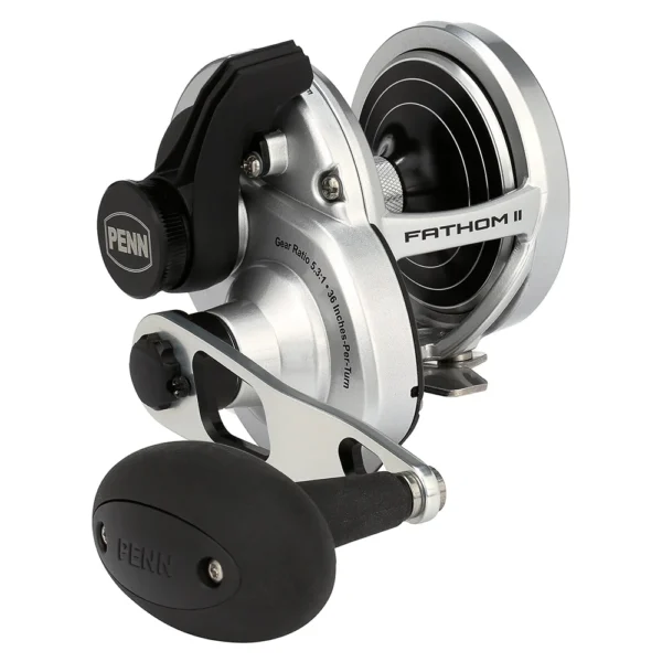 PENN Fathom® II Lever Drag Single Speed 25NLD Conventional Reel FTHII25NLD