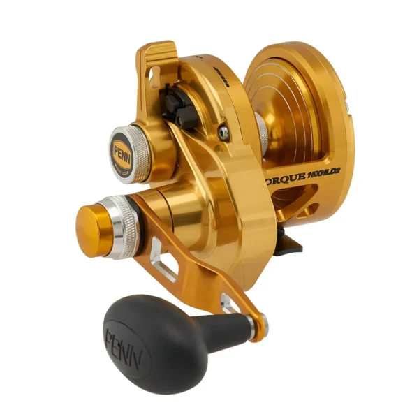 PENN Torque® Lever Drag 2 Speed Reel Gold TRQ15XNLD2