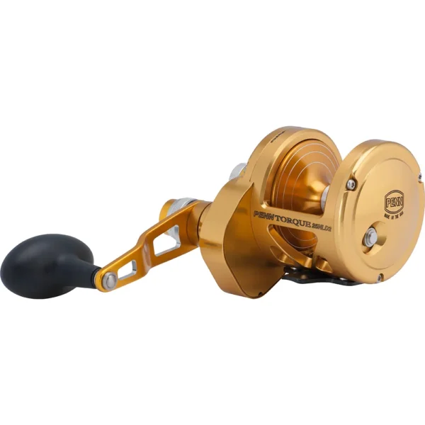 PENN Torque® Lever Drag 2 Speed Reel Gold TRQ25NLD2 - Image 2