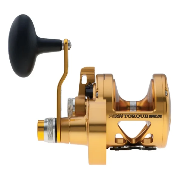 PENN Torque® Lever Drag 2 Speed Reel Gold TRQ25NLD2 - Image 3