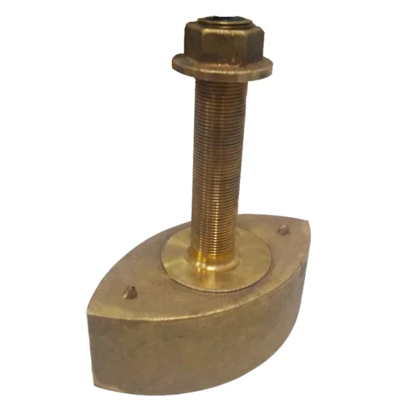 Echonautics Bronze Stem Thru-Hull Medium Frequency CHIRP Transducer - 600W & 80-130kHz