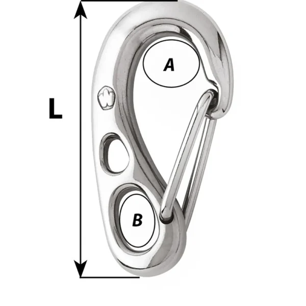 Wichard HR Safety Snap Hook - 100mm Length - 3-15/16" - Image 2