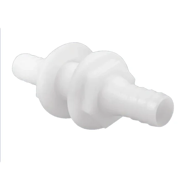 Attwood White Plastic Double Ended Connector - 3/4" Inner Diameter