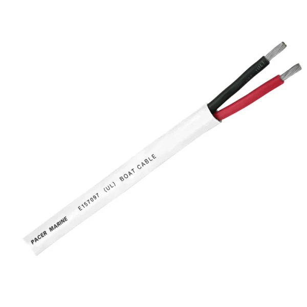 Pacer Duplex 2 Conductor Cable - 100' - 16/2 AWG - Red, Black