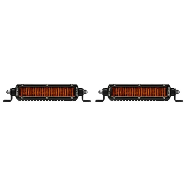 RIGID Industries SR Series SAE 6" w/Amber Pro Lens - Pair - Image 2