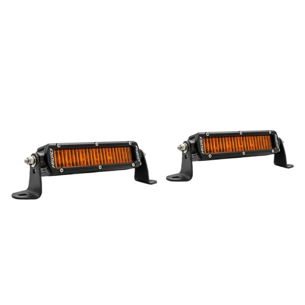 RIGID Industries SR Series SAE 6" w/Amber Pro Lens - Pair