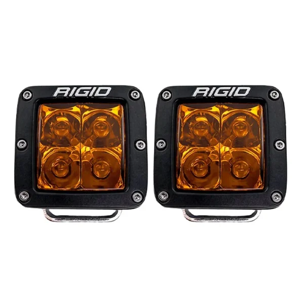 RIGID Industries D-Series Spot w/Amber Pro Lens - Pair - Image 2