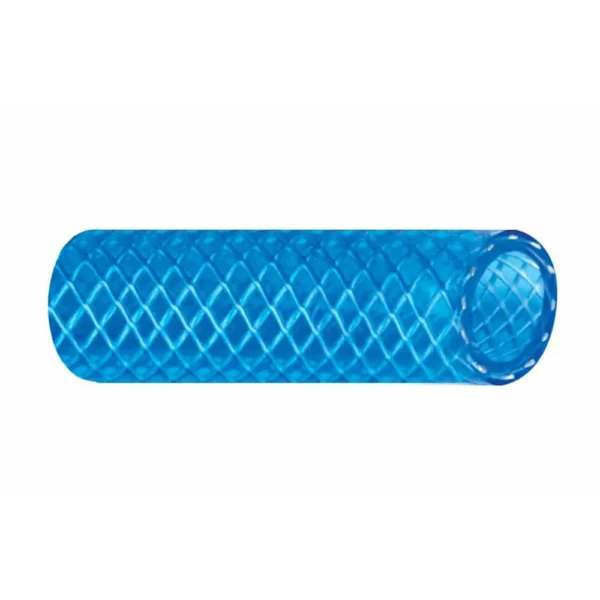 Trident Marine 3/4" x 50' Boxed Reinforced PVC (FDA) Cold Water Feed Line Hose - Drinking Water Safe - Translucent Blue