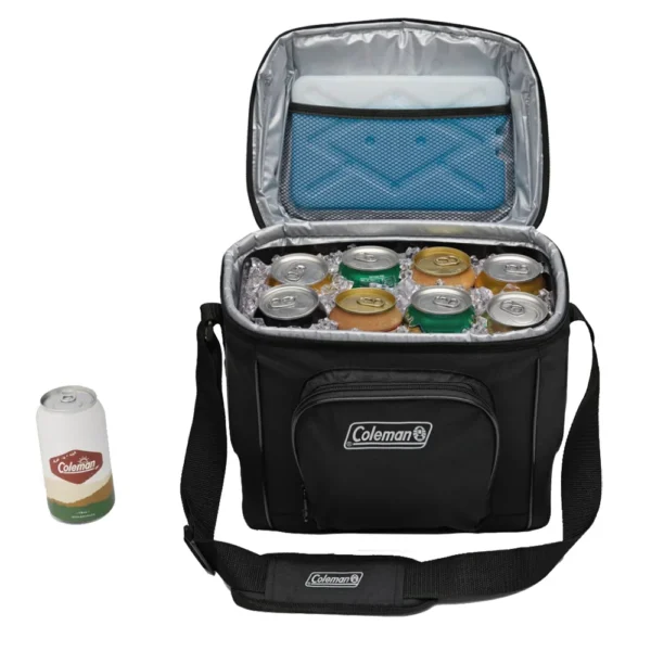 Coleman Chiller™ 16-Can Soft-Sided Portable Cooler - Black - Image 2