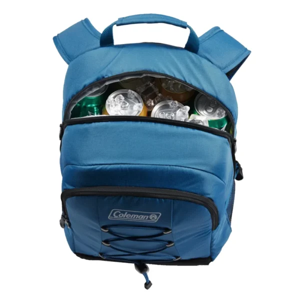 Coleman CHILLER™ 28-Can Soft-Sided Backpack Cooler - Deep Ocean - Image 2