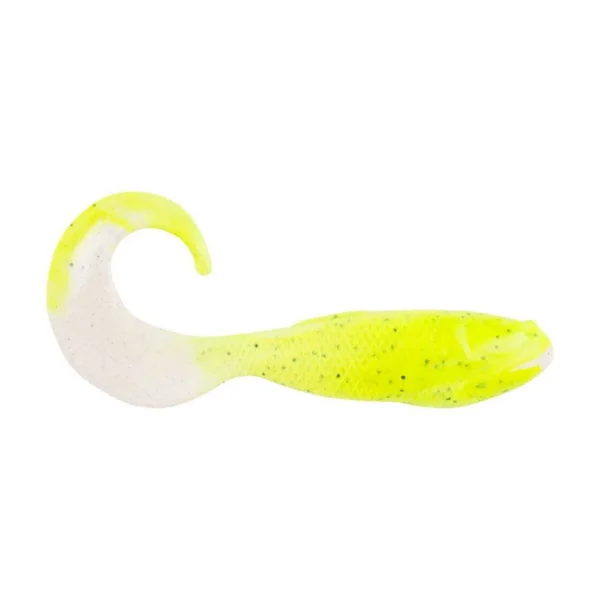 Berkley Gulp!® Saltwater Swimming Mullet - 5" - Chartreuse Pepper Neon