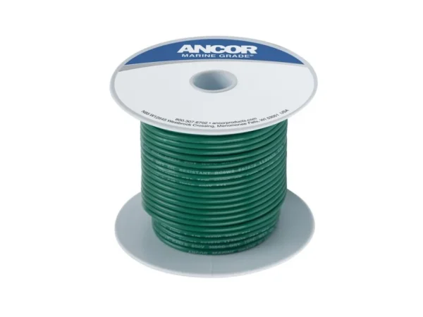 Ancor #8 Green 50' Spool Tinned Copper