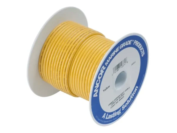 Ancor #6 Yellow 100' Spool Tinned Cooper