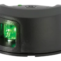 Attwood LightArmor Deck Mount LED Navigation Light 2NM Black Composite Green