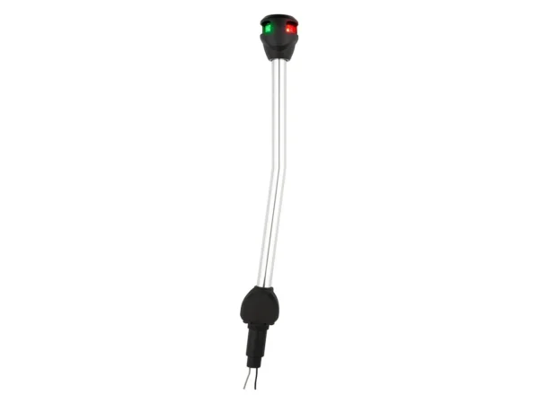Attwood LightArmor Bi-Color 10in Angled Locking Collar Pole 2-Pin LED