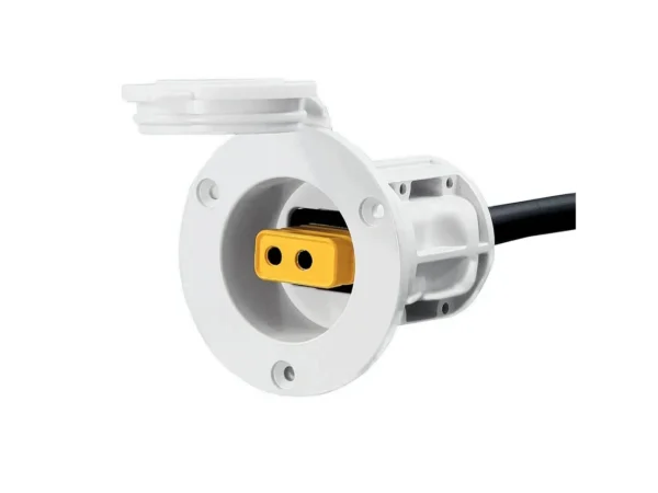 Cannon White Flush Mount Power Port