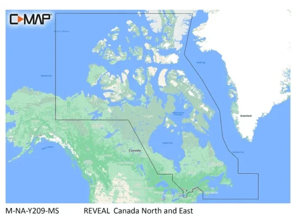 C-MAP Reveal Coastal Canada North and East