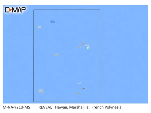 C-MAP Reveal Coastal Hawaii, Marshall Islands and French Polynesia