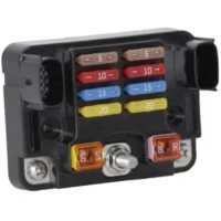 EGIS Fuse Block ATO/JCase 8+2, M6 In With Cover Fuses Sold Separately