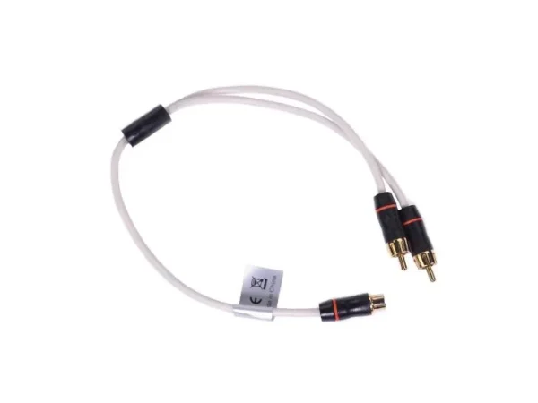 Fusion MS-RCAYM 1Female-2Male Shielded Twisted RCA Y-Cable