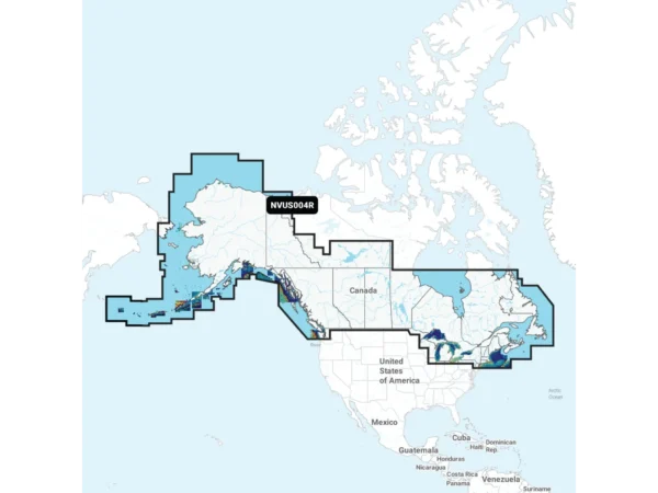 Garmin NVUS004R Navionics+ Vision+ Canada & Alaska microSD