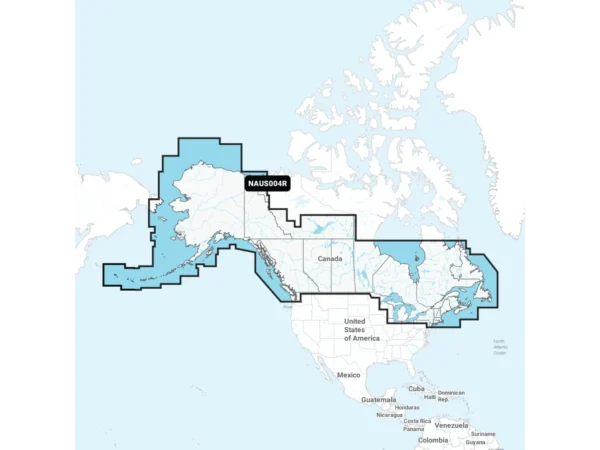 Navionics Plus NAUS004R Canada and Alaska microSD