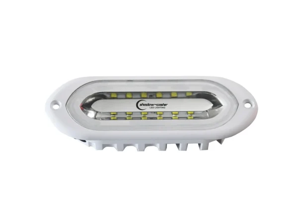 Shadow Caster SCM-SL Spreader Light White, Blue, Red LED Flush Mount White Housing