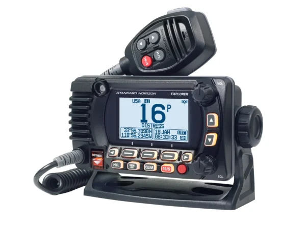 Standard Explorer GPS Black 25 Watt VHF