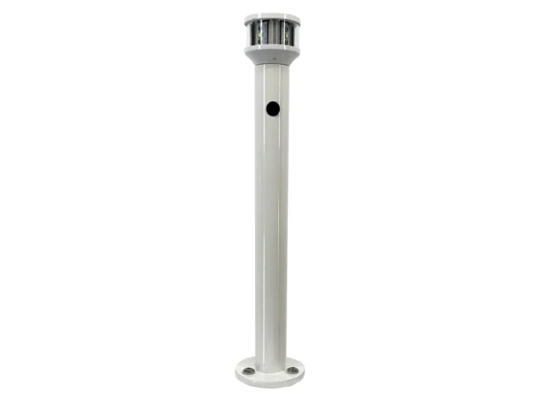 Seaview 12" White Light Post With LTBLED12 Nav Light