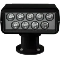 ACR RCL100 LED Searchlight With Point Pad 12/24V Black Housing