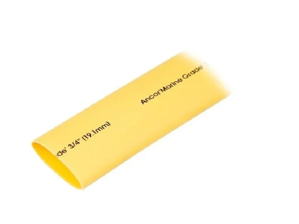 Ancor 3/4in x 48in Yellow Heat Shrink Tubing - Image 1