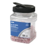 Ancor 22-18 Butt Connector Heat Shrink Red 250 Pack Jar