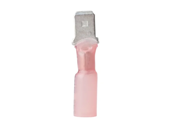 Ancor 22-18 Male Disconnect Heat Shrink Red 100 Pack - Image 1