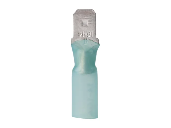 Ancor 16-14 Male Disconnect Heat Shrink Blue 100 Pack