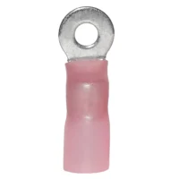 Ancor 8AWG #10 Ring Terminal Heat Shrink Red 25 Pack