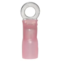 Ancor 8AWG 1/4 Ring Terminal heat Shrink Red 25 Pack