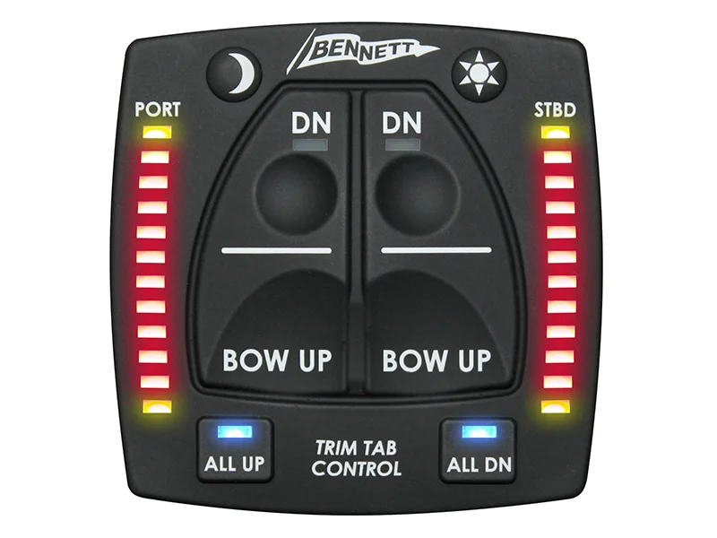 BENOBI9000E Bennett OBI9000-E Control With Indicator Lights For Bolt Electric Trim Tabs - Image 1