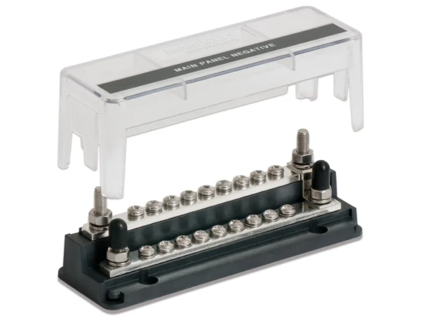 BEP Z Bar 18 Way Buss Bar 4 1/4in Studs 18 5/32 Terminal 200A 50V DC